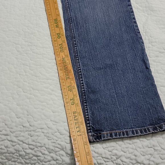 Levi's Mid Rise Boot Cut Jeans Sz 14 - Picture 8 of 8
